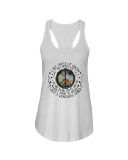 What a wonderful world Ladies Flowy Tank tile
