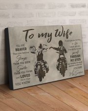 TO MY WIFE - BIKER 30x20 Gallery Wrapped Canvas Prints aos-canvas-pgw-30x20-lifestyle-front-07