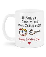 ALLOWING YOU INTO MY VAGINA Mug back