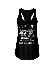 I WISH A HEIFER WOULD Ladies Flowy Tank tile