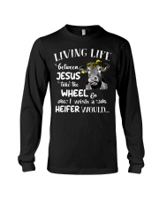 I WISH A HEIFER WOULD Long Sleeve Tee tile