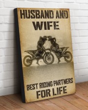 HUSBAND AND WIFE RIDING PARTNERS FOR LIFE 20x30 Gallery Wrapped Canvas Prints aos-canvas-pgw-20x30-lifestyle-front-14