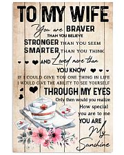 TO MY WIFE - 117T01 Vertical Poster tile