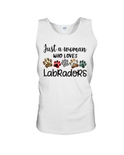 JUST A WOMAN WHO LOVES LABRADORS Unisex Tank thumbnail