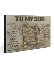 TO MY SON - FIREFIGHTER 30x20 Gallery Wrapped Canvas Prints front
