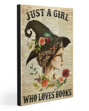 JUST A GIRL WHO LOVES BOOKS 20x30 Gallery Wrapped Canvas Prints front