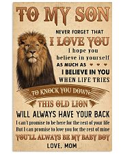 TO MY SON 11x17 Poster thumbnail