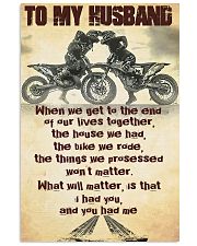 TO MY HUSBAND - MB293 16x24 Poster front