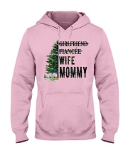 WIFE MOMMY Hooded Sweatshirt front