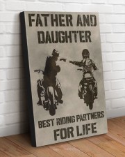 FATHER AND DAUGHTER RIDING PARTNERS FOR LIFE 20x30 Gallery Wrapped Canvas Prints aos-canvas-pgw-20x30-lifestyle-front-14
