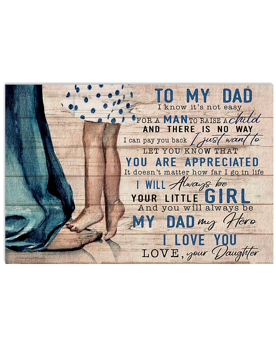 TO MY DAD - MB106 24x16 Poster
