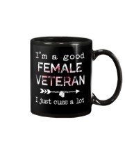 I'm a good Female Veteran Mug tile