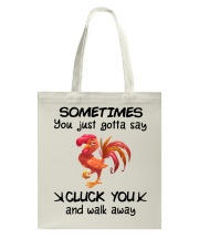 CLUCK YOU Tote Bag tile