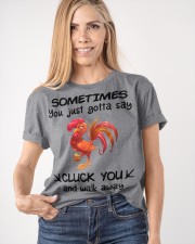 CLUCK YOU Classic T-Shirt apparel-classic-tshirt-lifestyle-front-100