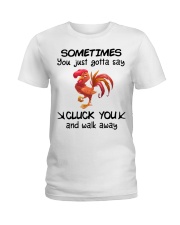 CLUCK YOU Ladies T-Shirt tile