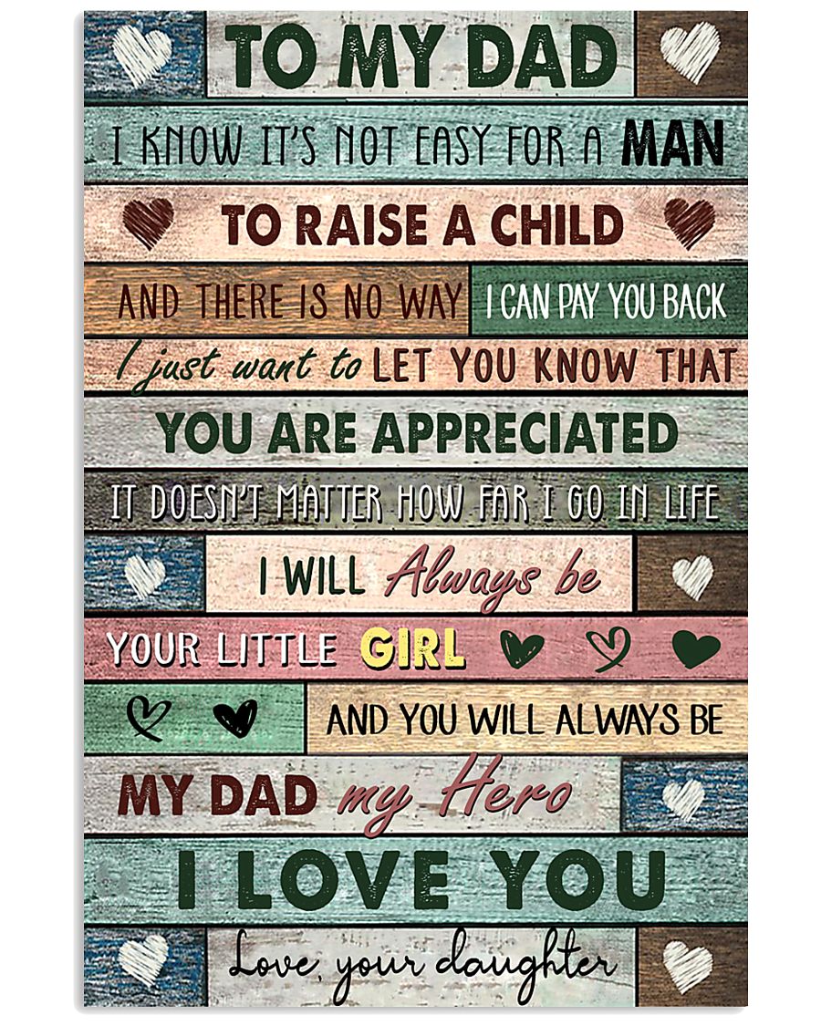 TO MY DAD - MB250 11x17 Poster