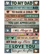 TO MY DAD - MB250 11x17 Poster front