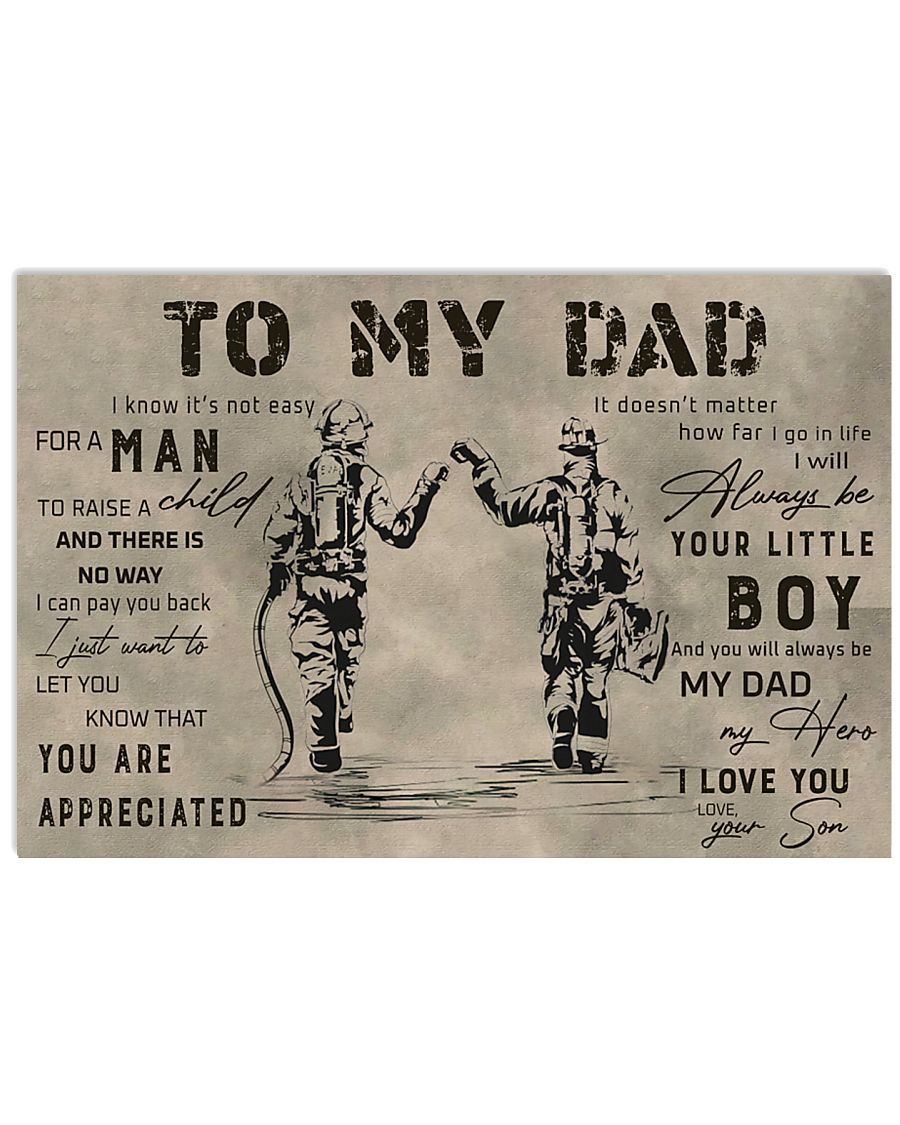 TO MY DAD - MB308 36x24 Poster