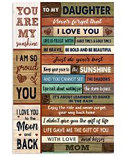 TO MY DAUGHTER Vertical Poster tile