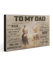 TO MY DAD 30x20 Gallery Wrapped Canvas Prints front