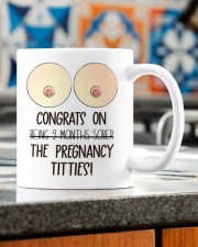 CONGRATS ON THE PREGNANCY TITTIES Mug ceramic-mug-lifestyle-57