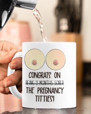 CONGRATS ON THE PREGNANCY TITTIES Mug ceramic-mug-lifestyle-65