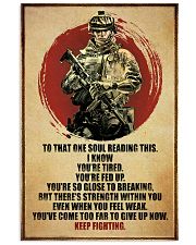 KEEP FIGHTING Vertical Poster tile