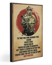 KEEP FIGHTING 20x30 Gallery Wrapped Canvas Prints front