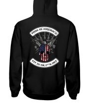 THIS IS AMERICA FIT IN OR FUCK OFF Hooded Sweatshirt thumbnail