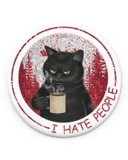 I HATE PEOPLE Circle ornament - single (porcelain) front