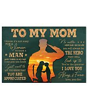 TO MY MOM Horizontal Poster tile