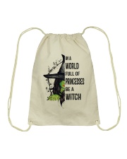 BE A WITCH Drawstring Bag tile