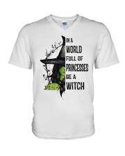 BE A WITCH V-Neck T-Shirt tile