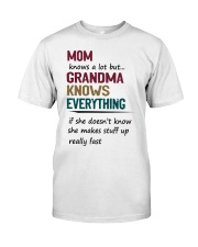 Grandma knows everything Classic T-Shirt front