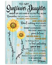 TO MY SUNFLOWER DAUGHTER Vertical Poster tile