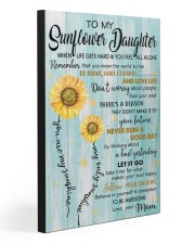 TO MY SUNFLOWER DAUGHTER 20x30 Gallery Wrapped Canvas Prints front
