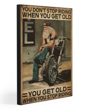 WHEN YOU STOP RIDING 20x30 Gallery Wrapped Canvas Prints front