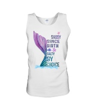 SASSY SINCE BIRTH SALTY BY CHOICE Unisex Tank tile