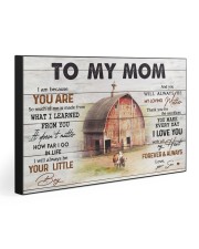 TO MY MOM 30x20 Gallery Wrapped Canvas Prints front