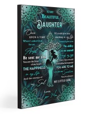 TO MY DAUGHTER 20x30 Gallery Wrapped Canvas Prints front