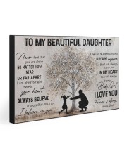 TO MY BEAUTIFUL DAUGHTER 30x20 Gallery Wrapped Canvas Prints front