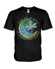 Sing me a song V-Neck T-Shirt thumbnail