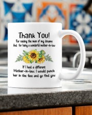 THANK YOU FOR RAISING THE MAN OF MY DREAMS Mug ceramic-mug-lifestyle-57