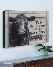LIVE LIKE SOMEONE LEFT THE GATE OPEN 30x20 Gallery Wrapped Canvas Prints aos-canvas-pgw-30x20-lifestyle-front-01