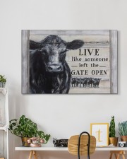 LIVE LIKE SOMEONE LEFT THE GATE OPEN 30x20 Gallery Wrapped Canvas Prints aos-canvas-pgw-30x20-lifestyle-front-03