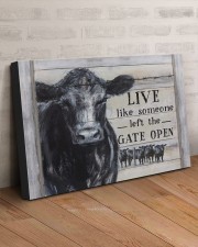 LIVE LIKE SOMEONE LEFT THE GATE OPEN 30x20 Gallery Wrapped Canvas Prints aos-canvas-pgw-30x20-lifestyle-front-07