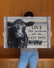 LIVE LIKE SOMEONE LEFT THE GATE OPEN 30x20 Gallery Wrapped Canvas Prints aos-canvas-pgw-30x20-lifestyle-front-22