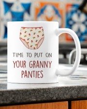 PUT ON YOUR GRANNY PANTIES Mug ceramic-mug-lifestyle-57