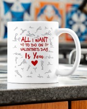 ALL I WANT TO DO ON VALENTINE'S DAY IS YOU Mug ceramic-mug-lifestyle-57