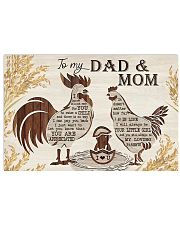 TO MY MOM AND DAD Horizontal Poster tile